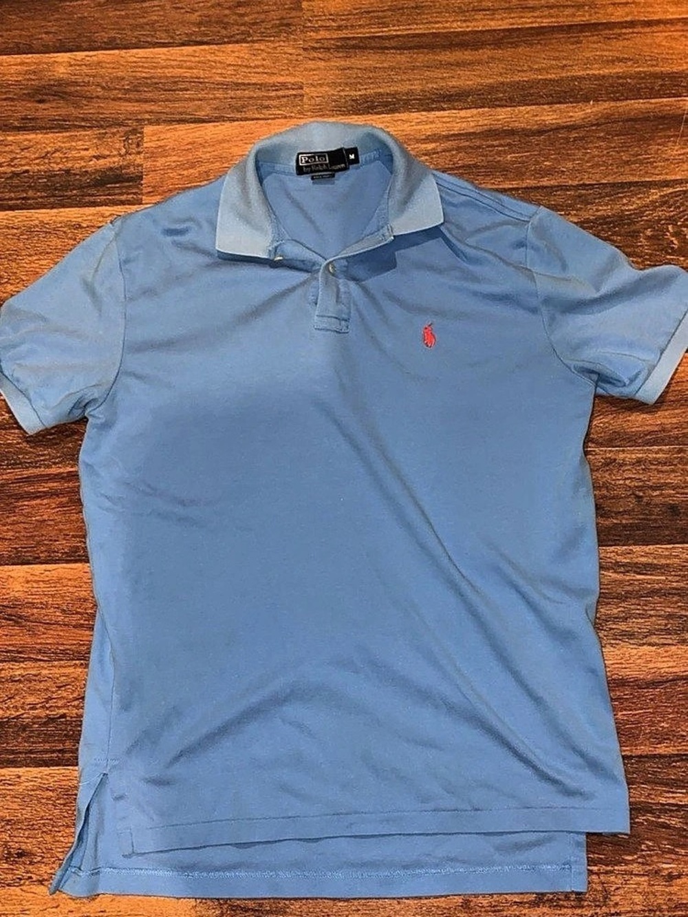 Polo Ralph Lauren Classic Fit Cotton Mesh Polo Shirt Blue Medium